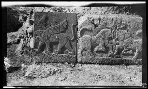 Dscherablus (= Dscharâbulus, Gouv. Aleppo, Syrien), deutsche Ausgrabungen hetitischen Ursprung (Euphrat)