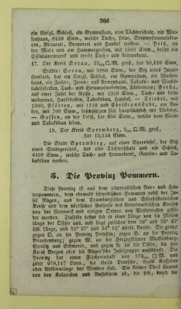 5. Die Provinz Pommern