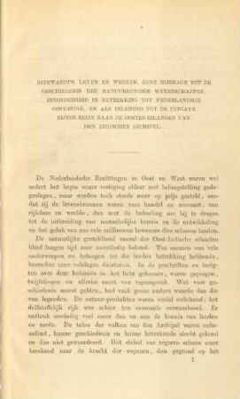 Reinwardt's leven en werken, ...