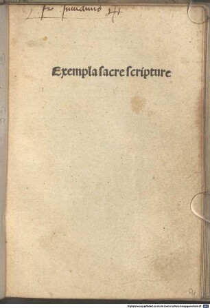 Exempla sacrae scripturae ex utroque testamento collecta