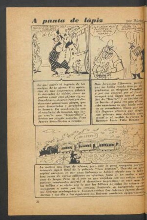 A punta de lápiz - [Historietas con viñetas]