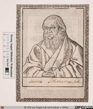 Bildnis Johannes Schöner (lat. Schonerus)