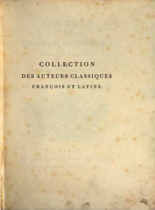 Oeuvres De Boileau Despréaux, 1