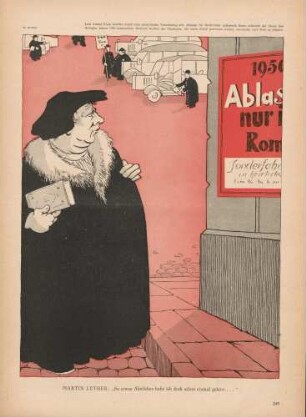 "Martin Luther: „So etwas Ähnliches habe ich doch schon einmal gehört""