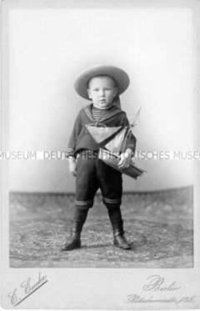 Junge im Matrosenanzug, Carte de Visite