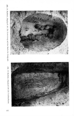 Abb. 14. Buchholz, Hügelgrab 169. Die Steinsetzung auf dem Boden der Grabegrube
