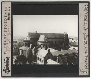 Köln, St. Maria im Kapitol : Außenansicht aus der Höhe von NO