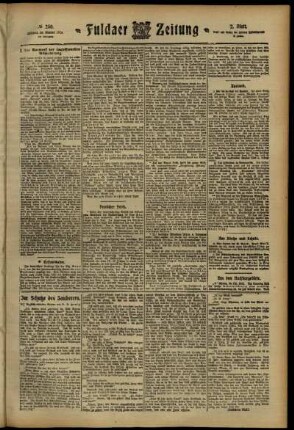 Zweite Ausgabe vom Mittwoch, den 30. Oktober 1912.