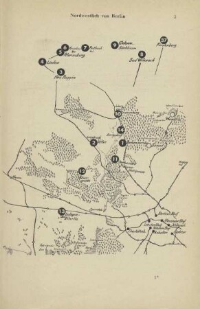 Karte: Nordwestlich von Berlin