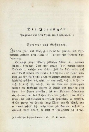Verloren und Gefunden