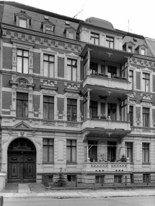 Görlitz-Altstadt, Augustastraße 33. Wohnhaus (um 1890). Straßenansicht