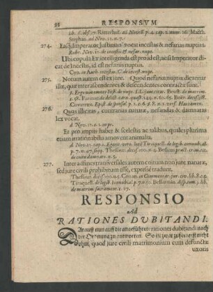 Responsio Ad Rationes Dubitandi.