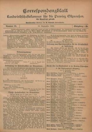 Nummer 38. 19. September 1900.