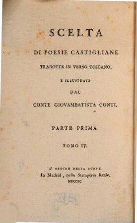 Colecciòn de poesias castellanas. T. 4