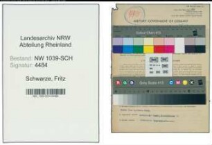 Entnazifizierung Fritz Schwarze , geb. 01.12.1890 (Lehrer)