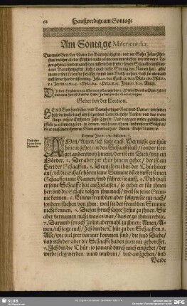 Am Sontage Misericordiae