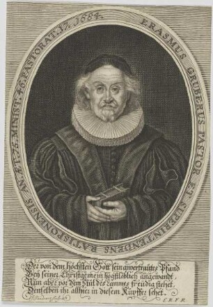Bildnis des Erasmus Gruberus