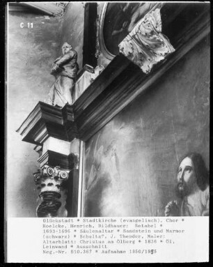 Altarblatt: Christus am Ölberg