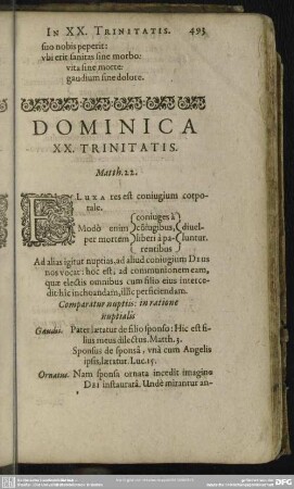 Dominica XX. Trinitatis