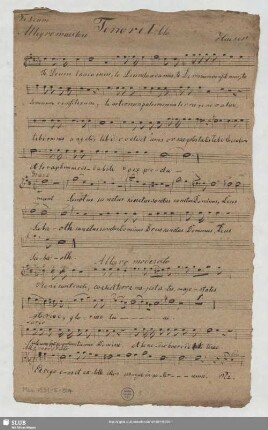 Te Deum, op.7 - Mus.4531-E-504 : V (4), Coro maschile