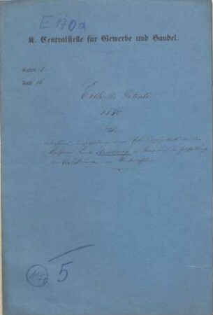 Patent des Kaufmanns Armstrong in Paris auf die Herstellung von Verbesserungen an Strickmaschinen