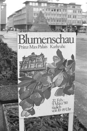 Karlsruher Blumenschau "Frühling ´80" vom 22. Februar bis 9. März 1980 im Prinz-Max-Palais