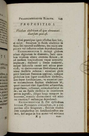 Propositio I. - Propositio IX.