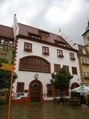 Schmalkalden: Rathaus (Steinerne Kemenade)