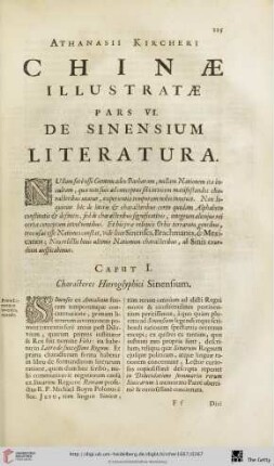 Pars VI: De Sinensium Literatura