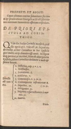 De Priori Epistola Ad Corinthios.
