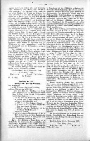 In nicht öffendlicher Sitzung (324,325), 10. November 1909