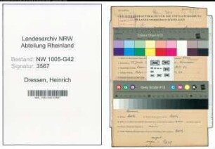 Entnazifizierung Heinrich Dressen , geb. 11.07.1900 (Schoeffe)