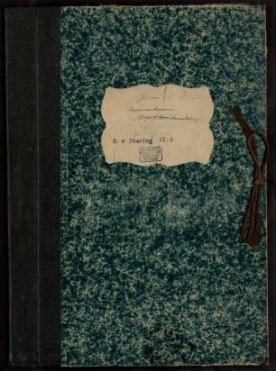Realistische Methode. [Konzepte, Vorarbeiten und Notizen], Gießen, 1860 - 1889