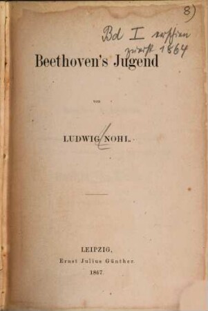 Beethoven's Leben. 1, Beethoven's Jugend : 1770-1792