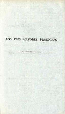 Los tres mayores prodigios