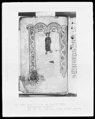 Beneventer Missale — Heiliger, Folio 5verso