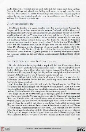 Die Umbildung der ursprünglichen Gruppe