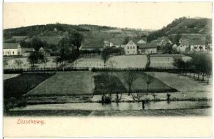 Zitzschewig. Ortsansicht
