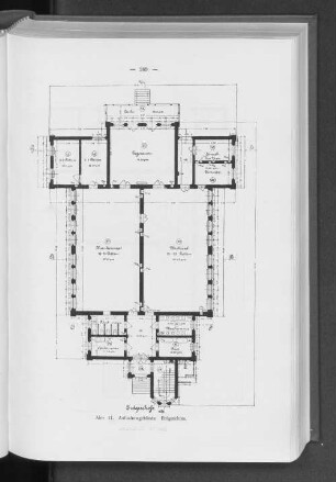 Abb. 11. Aufnahmegebäude. Erdgeschoss.