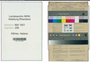 Entnazifizierung Helene Killmer, geb. 13.01.1902 (Krankenschwester)