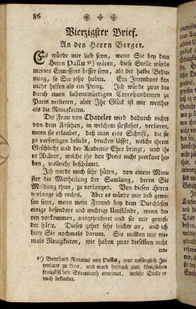 Vierzigster - Neun und vierzigster Brief.