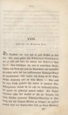 XXIII. Iffland als Wilhelm Tell