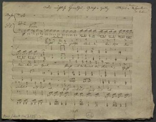 Die nächtliche Heerschau, B, pf, d-Moll - BSB Mus.Schott.Ha 3125-3 : [heading:] Die nächtliche Heerschau. Gedicht v. Zedliz. Musick v. [added: Anton] AHackel. // in Wien