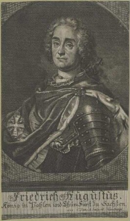 Bildnis des Friedrich Augustus II., König von Polen