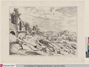 Ruinarum Palatii Maioris Prospectus .2. [Zweite Ansicht der Ruinen auf dem Palatin; Second View of Ruins on the Palatine]