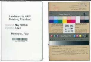 Entnazifizierung Paul Hentschel , geb. 20.01.1906 (Polizist)