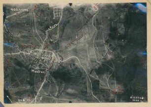 Foto der Stellungen um Moulins (Luftbild)