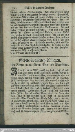 Gebete in allerley Anliegen