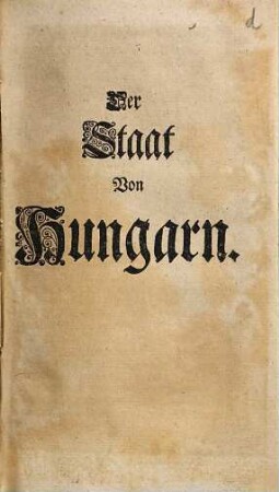 Der Staat von Hungarn