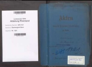 Heinrichsen; Karl, Bergbaubeflissener; Prüfungs- u. Personalakten Band 1